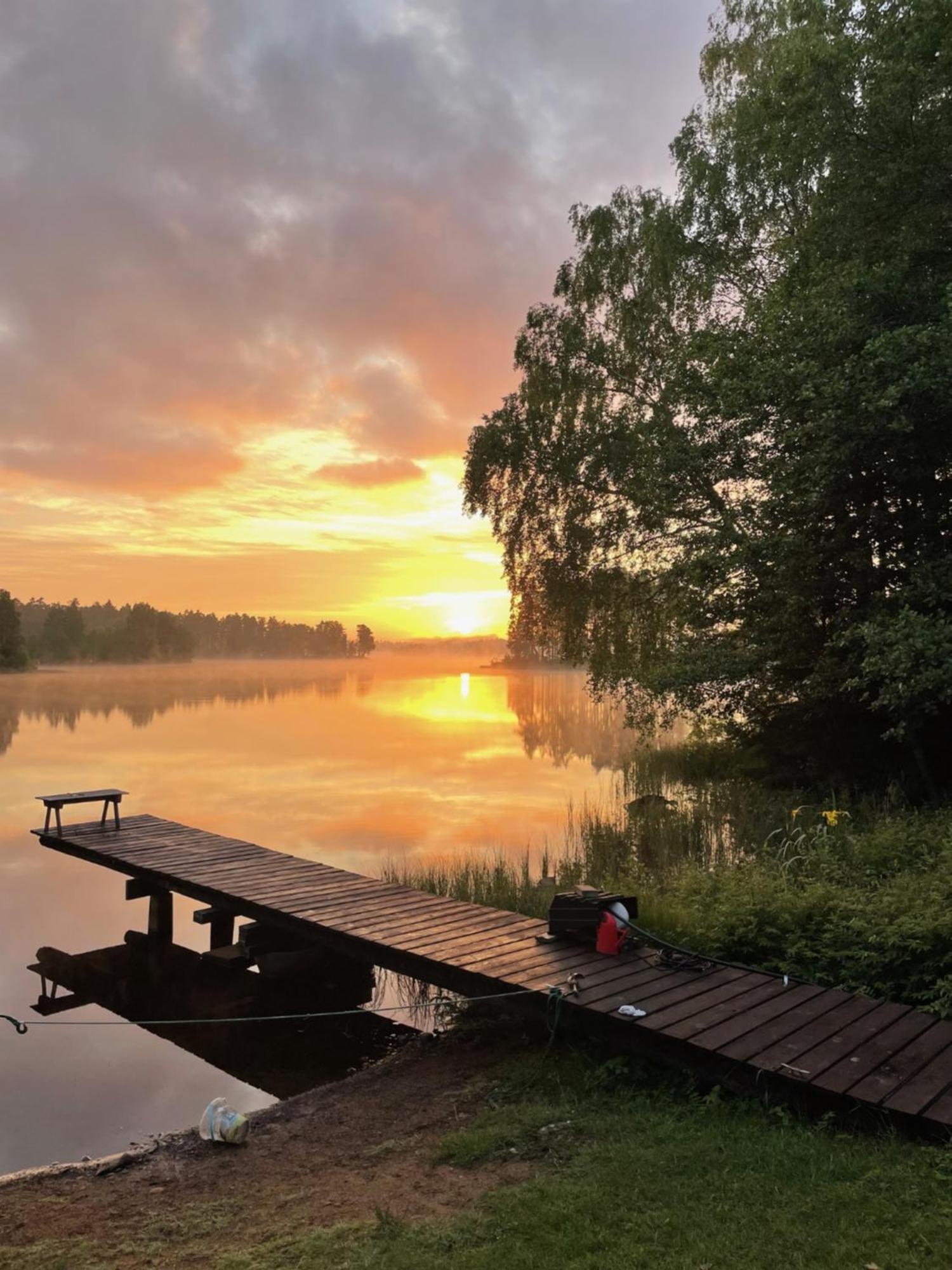 Naturskoent Boende Vid Sjoe Skånes Fagerhult Buitenkant foto